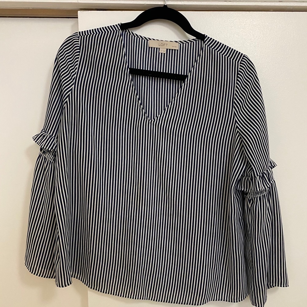 LOFT Bell Sleeve Top